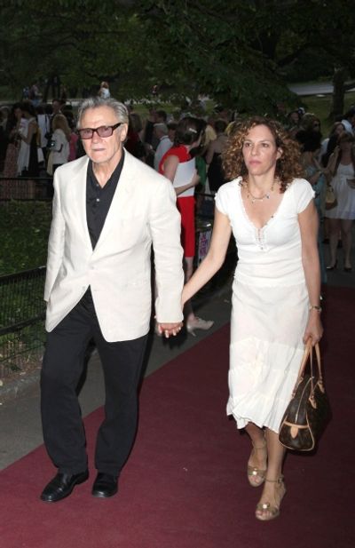 Harvey Keitel and Daphna Kastner Photo