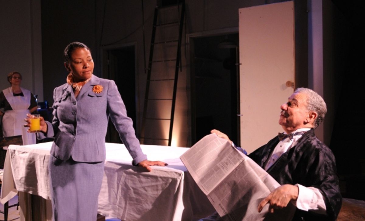 Tonya Canada and Ken Glickfeld; background: Catherine Porter at 