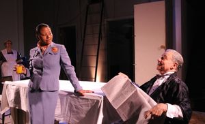 Tonya Canada and Ken Glickfeld; background: Catherine Porter Photo