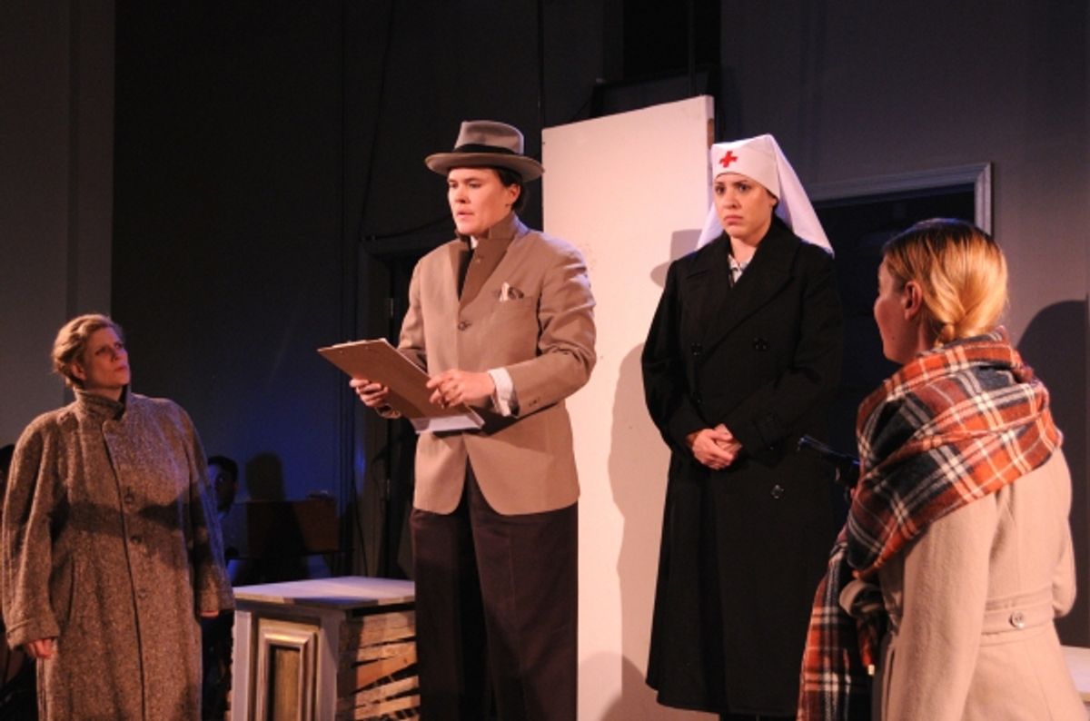 Catherine Porter, Patricia Drozda, Sarah Elizondo and Rebecca Servon at 