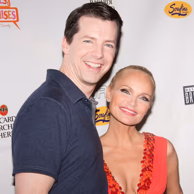 Sean Hayes and Kristin Chenoweth Photo