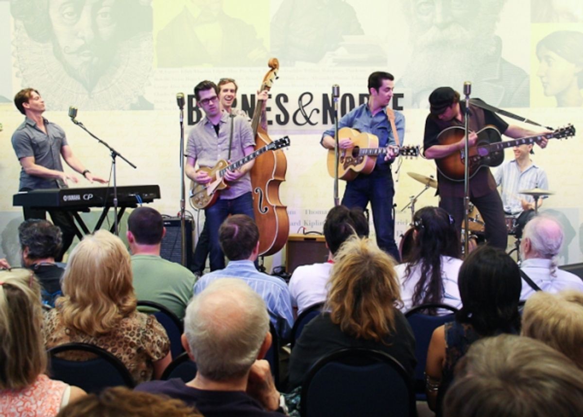 Levi Kreis, Robert Britton Lyons, Corey Kaiser, Eddie Clendening, Lance Guest, and Larry Lelli at 