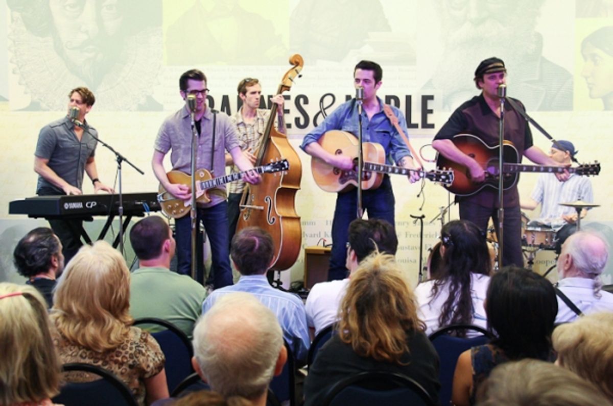 Levi Kreis, Robert Britton Lyons, Corey Kaiser, Eddie Clendening, Lance Guest, and Larry Lelli at 