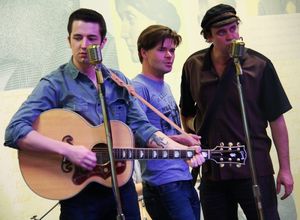 Eddie Clendening, Hunter Foster, and Lance Guest @ BroadwayWorld Eddie Clendening, Hunter Foster, and Lance Guest Photo