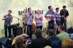 Levi Kreis, Robert Britton Lyons, Corey Kaiser, Eddie Clendening, Hunter Foster, Lance Guest, and Larry Lelli @ BroadwayWorld Levi Kreis, Robert Britton Lyons, Corey Kaiser, Eddie Clendening, Hunter Foster, Lanc Photo