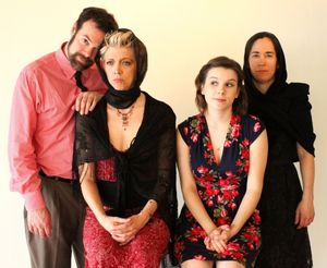 Andy Baldeschwiler, KC Karen Hill, Christa Sablic and Sherry Legare Photo