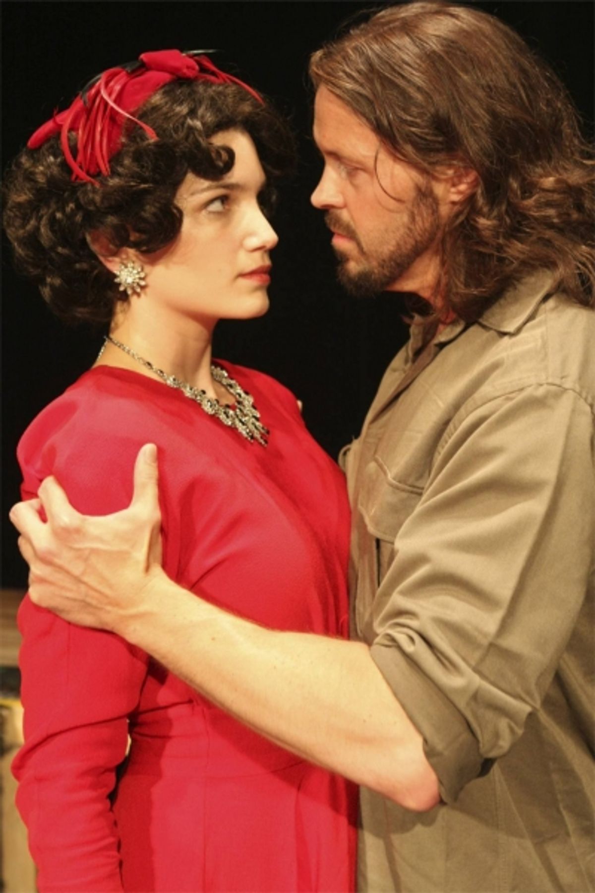 Taylor Pietz as Eva Peron, and John Sparger at 