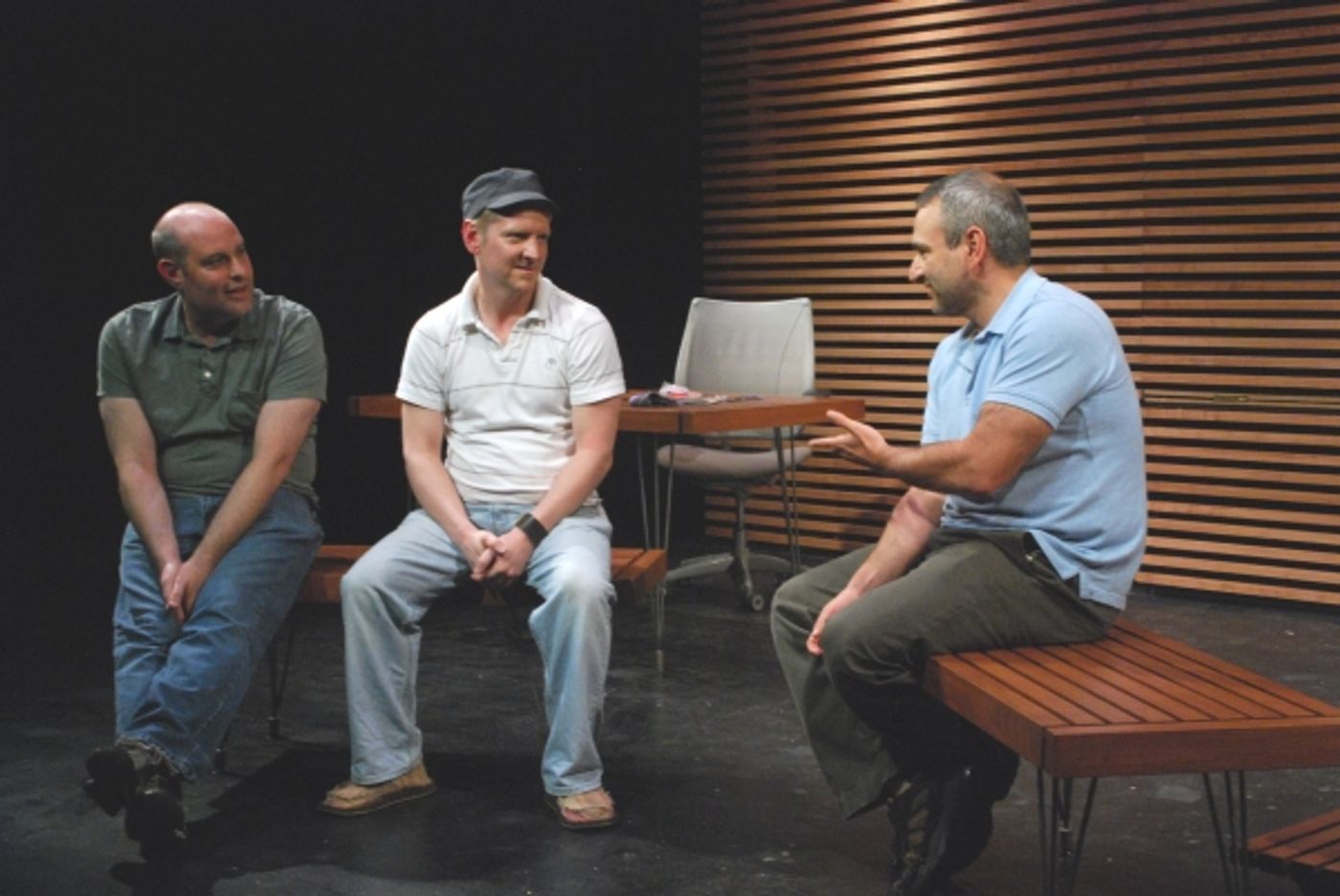 Photo Flash: Joe DiPietro Visits Bailiwick's F**KING MEN  Image