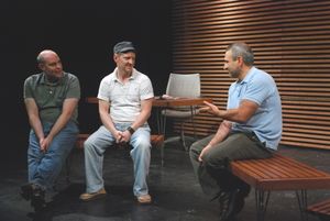 FUCKING MEN director Tom Mullen, Bailiwick Chicago Executive Director Kevin Mayes, an Photo