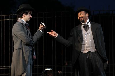 Hamish Linklater and Jesse L. Martin Photo