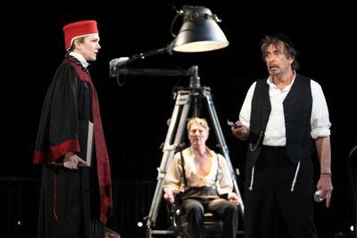Lily Rabe, Byron Jennings and Al Pacino Photo