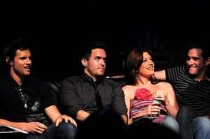 Kyle Dean Massey, Jessica Phillips & Adam Chanler-Berat Photo