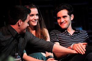 Brian Crum, Jennifer Damiano & Adam Chanler-Berat @ BroadwayWorld Brian Crum, Jennifer Damiano & Adam Chanler-Berat Photo