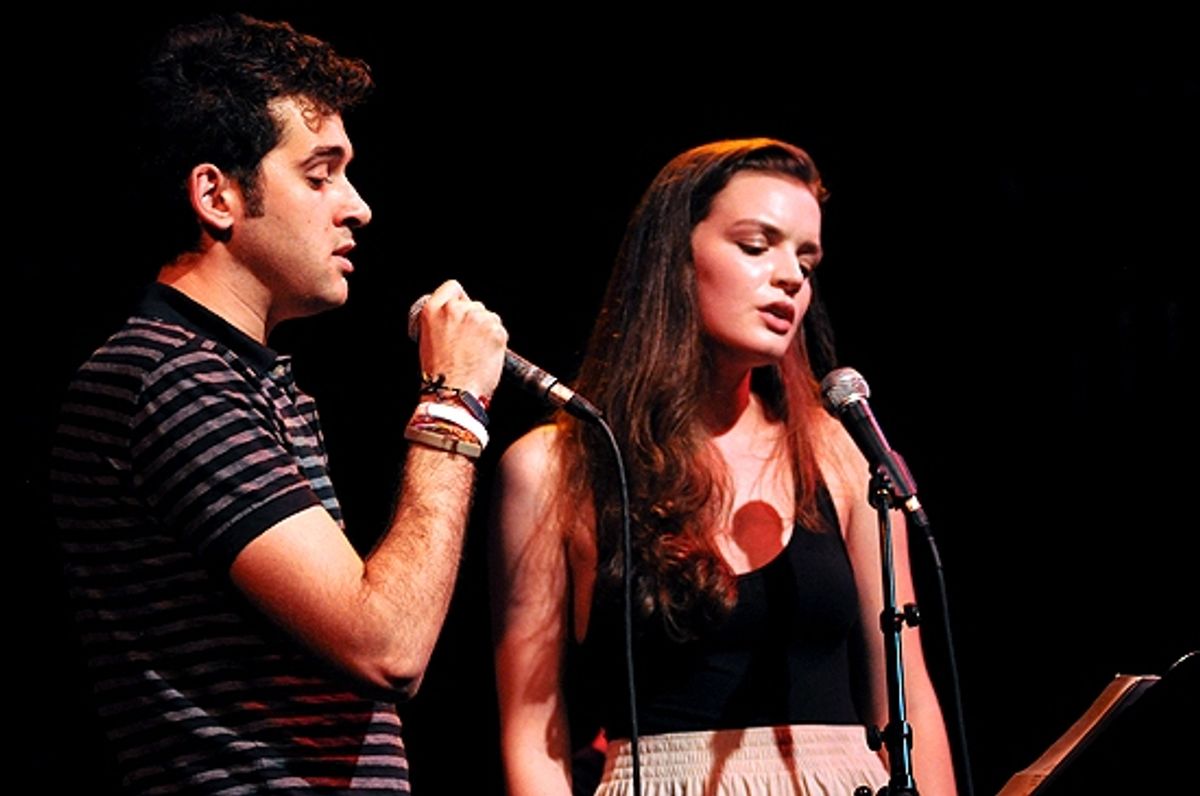 Adam Chanler-Berat & Jennifer Damiano at 