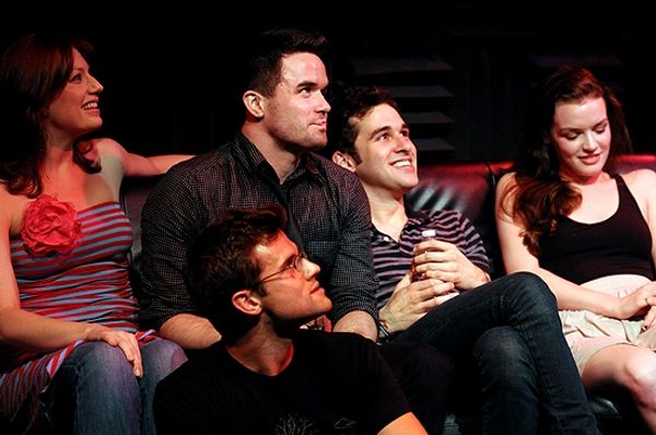 Jessica Phillips, Brian Crum, Adam Chanler-Berat, Jennifer Damiano & Kyle Dean Massey Photo