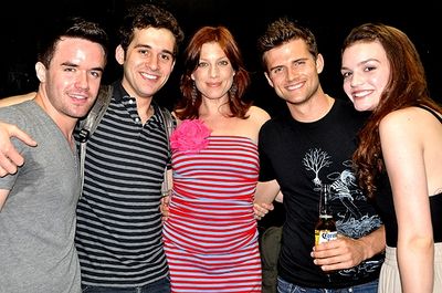 Brian Crum, Adam Chanler-Berat, Jessica Phillips, Kyle Dean Massey & Jennifer Damiano Photo