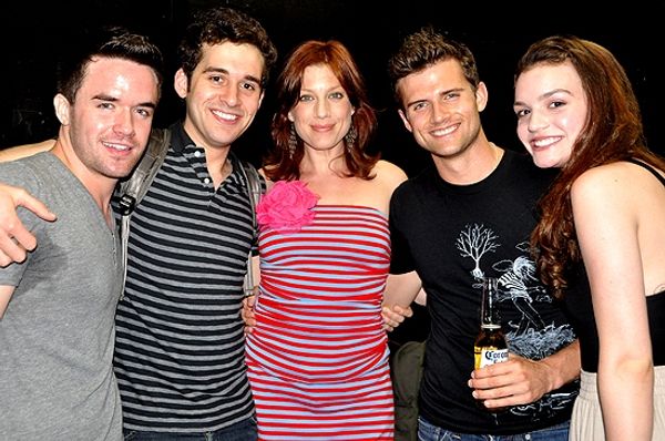 Brian Crum, Adam Chanler-Berat, Jessica Phillips, Kyle Dean Massey & Jennifer Damiano Photo