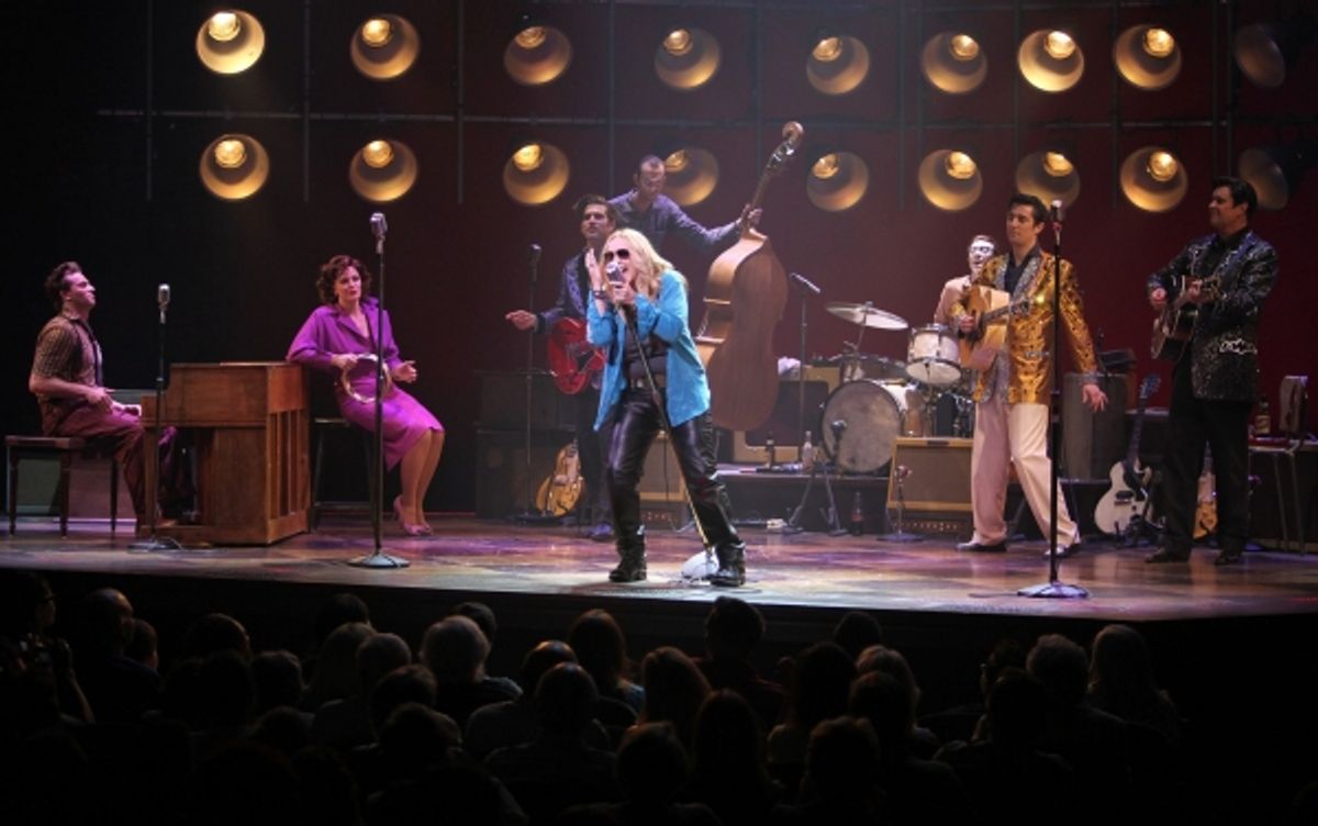 Levi Kreis, Elizabeth Stanley, Melissa Etheridge, Robert Britton Lyons and Cory Kaiser, Eddie Clendening and Lance Guest at 