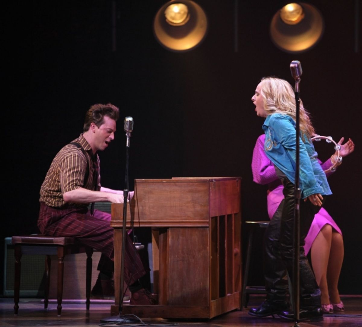 Levi Kreis, Melissa Etheridge and Elizabeth Stanley at 