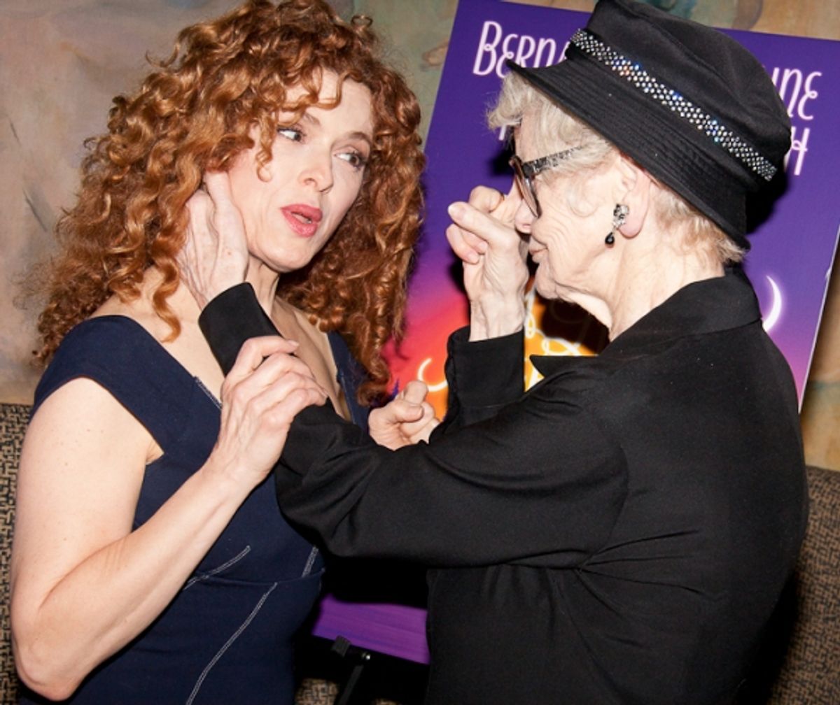 Bernadette Peters and Elaine Stritch at 