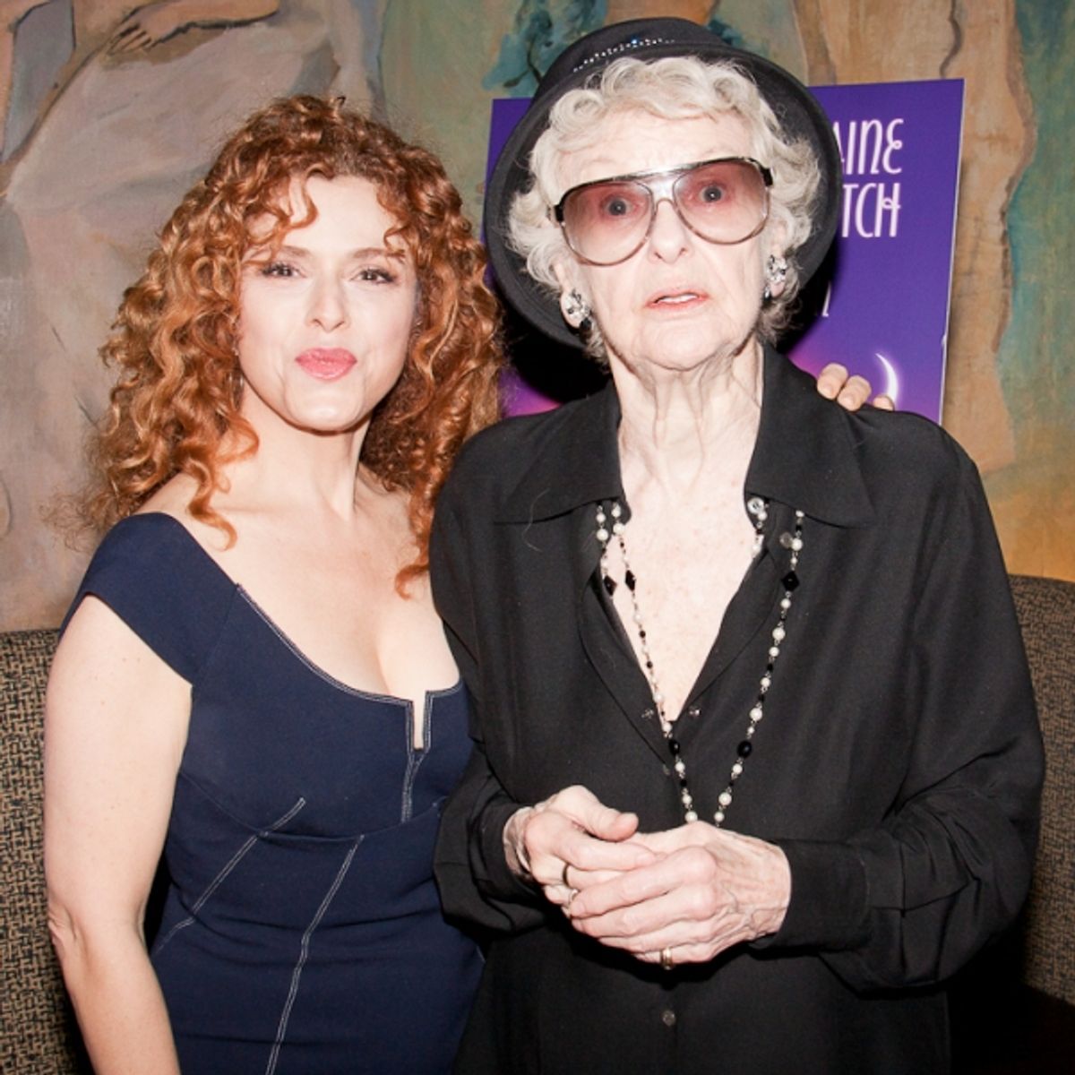 Bernadette Peters and Elaine Stritch at 