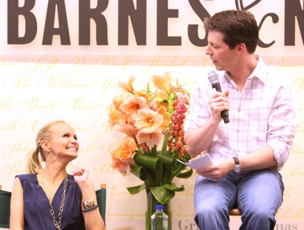 Kristin Chenoweth and Sean Hayes at 