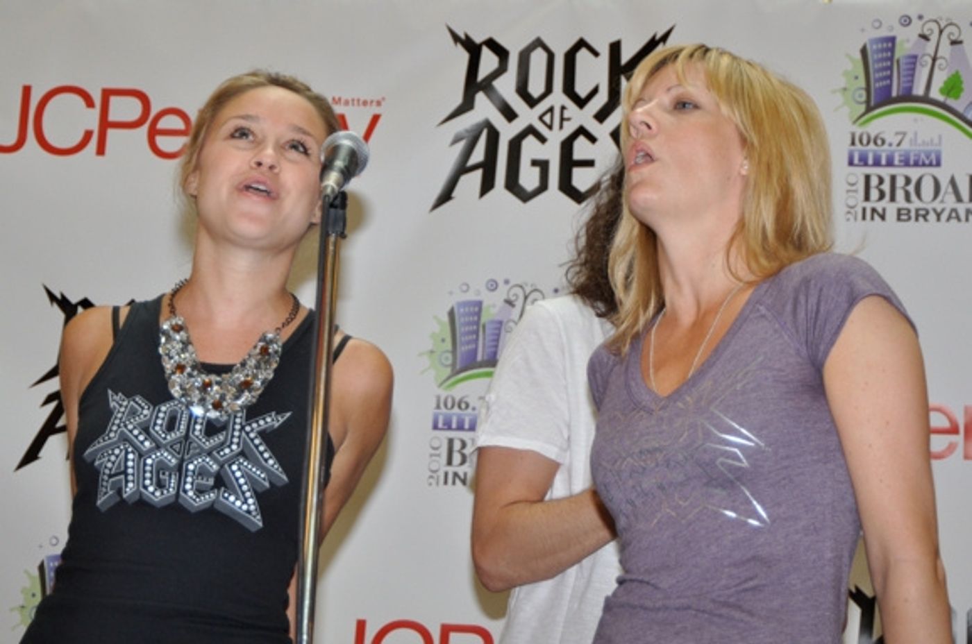 Photo Coverage: JCPenney and the Cast of Rock of Ages Kick Off Broadway in Bryant Bark!  Image