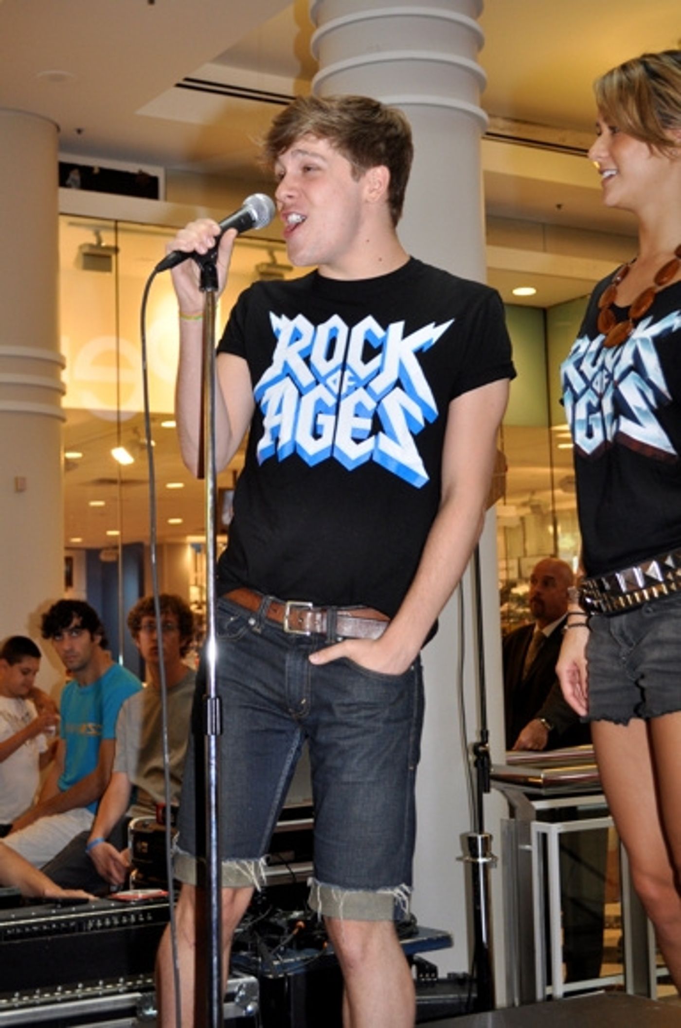Photo Coverage: JCPenney and the Cast of Rock of Ages Kick Off Broadway in Bryant Bark!  Image