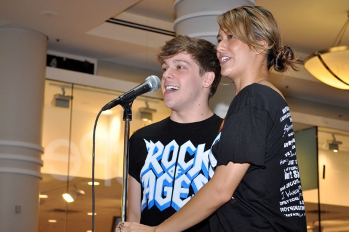 Derek St. Pierre and Ericka Hunter at 