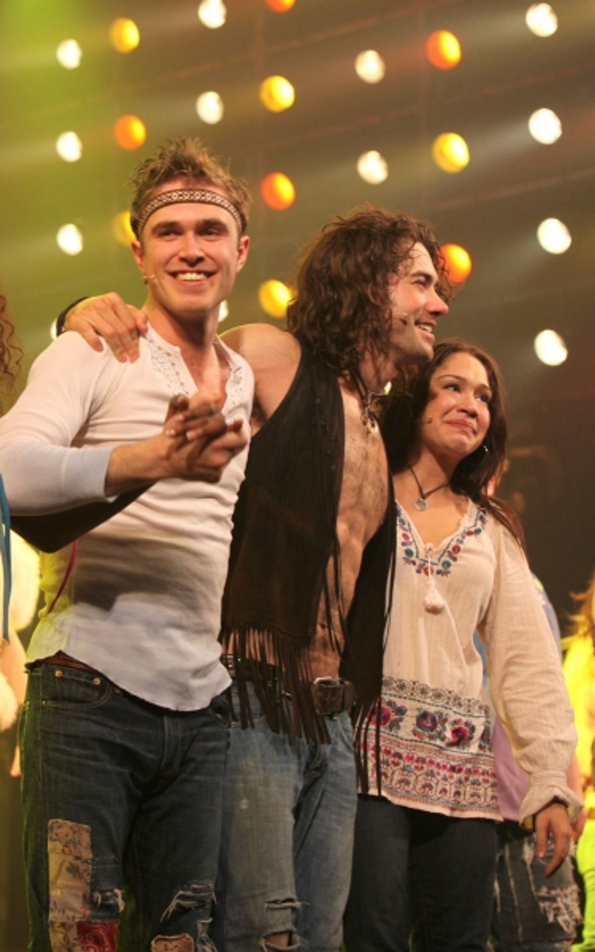 Kyle Riabko, Ace Young and Diana DeGarmo at 