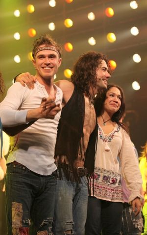 Kyle Riabko, Ace Young and Diana DeGarmo Photo