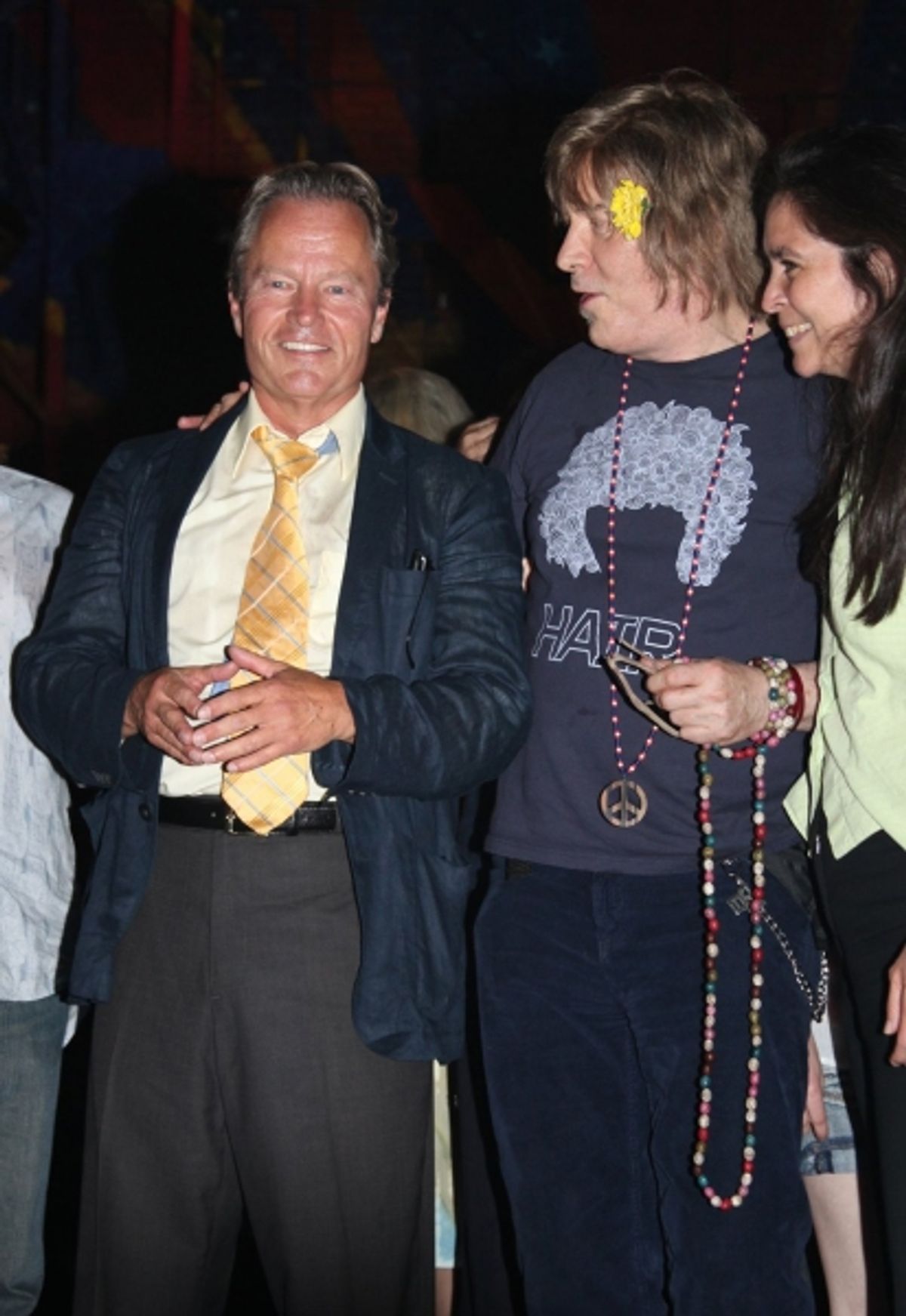 John Savage, James Rado and Diane Paulus at 