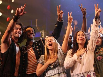 Ace Young, Vanessa Ray, Diana DeGarmo and the Tribe! Photo