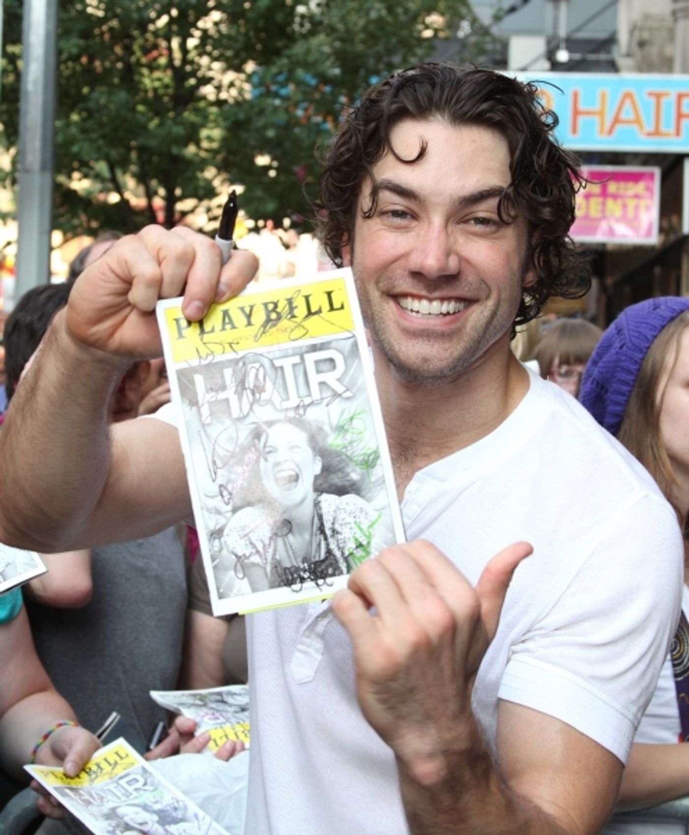 Photo Coverage: HAIR's Closing Stage Door!  Image