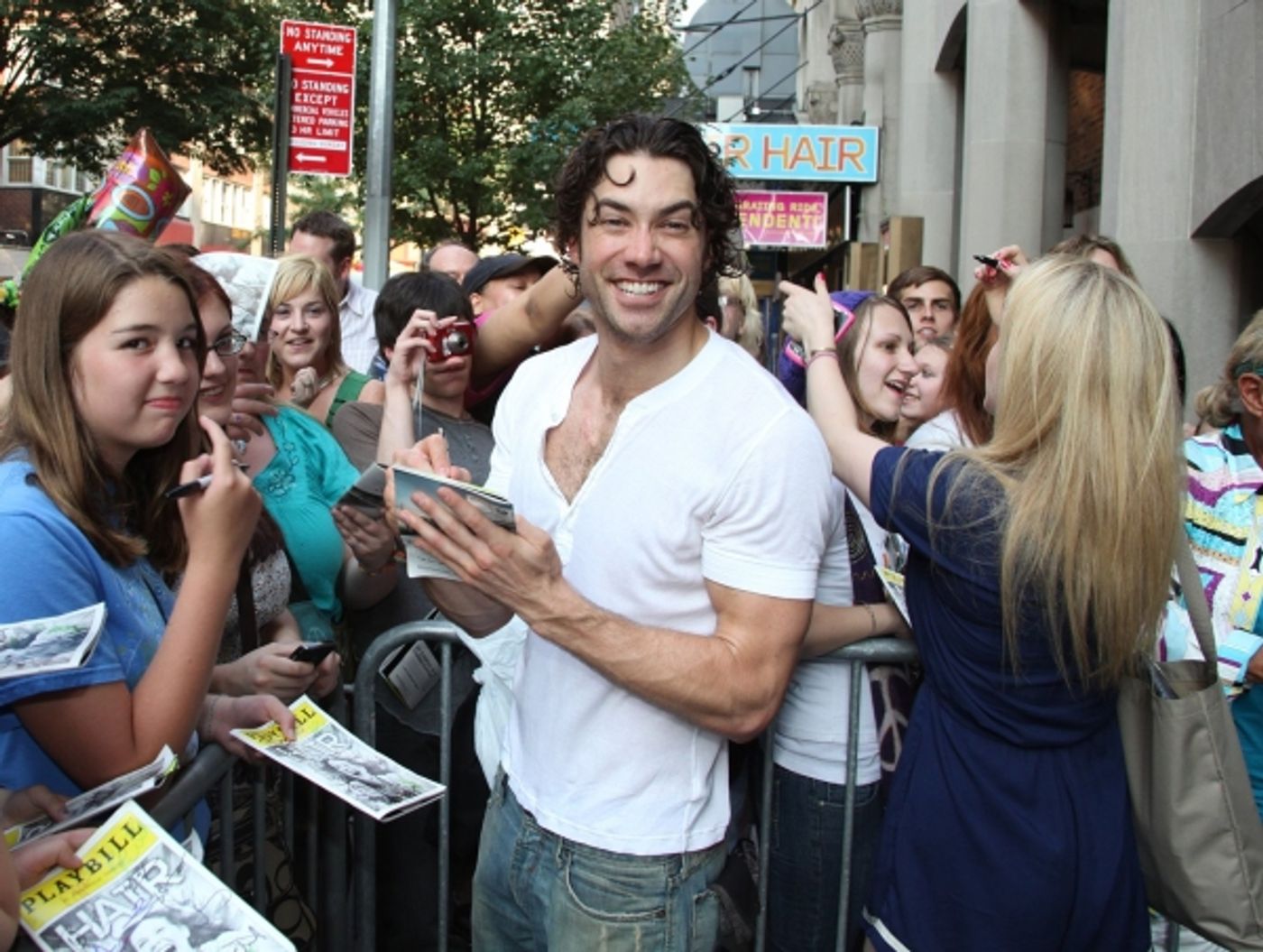 Photo Coverage: HAIR's Closing Stage Door!  Image