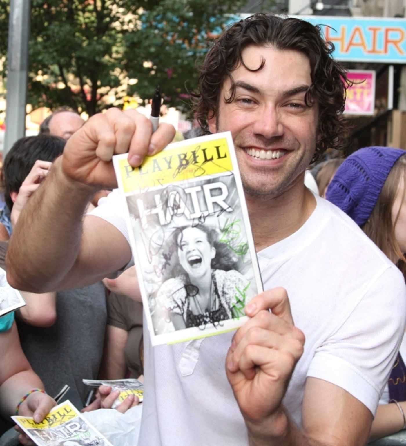 Photo Coverage: HAIR's Closing Stage Door!  Image