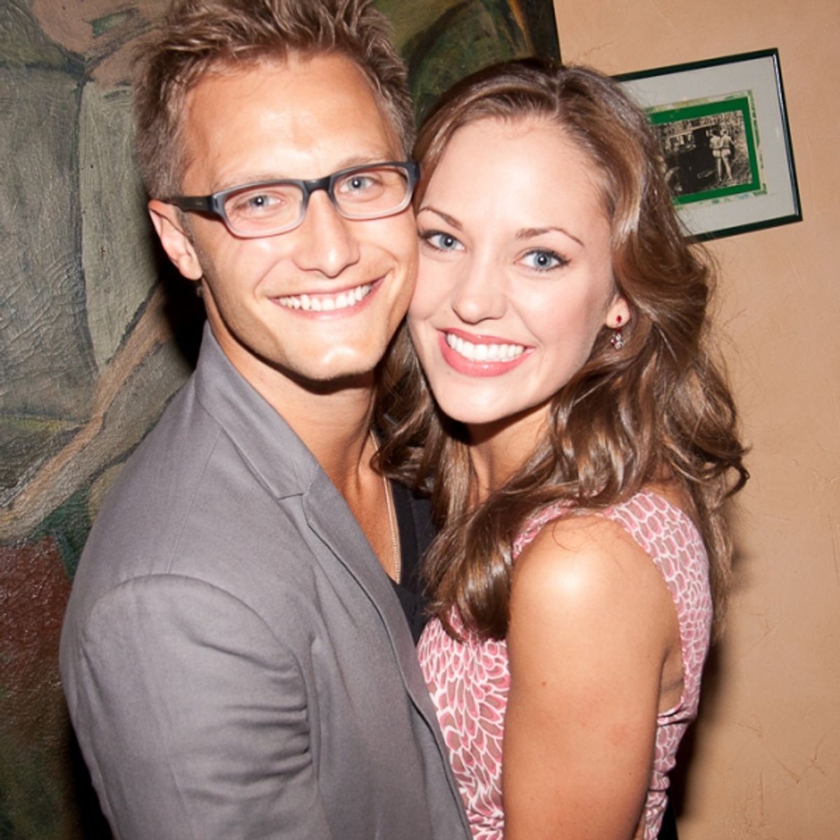 Nathan Johnson and Laura Osnes at 
