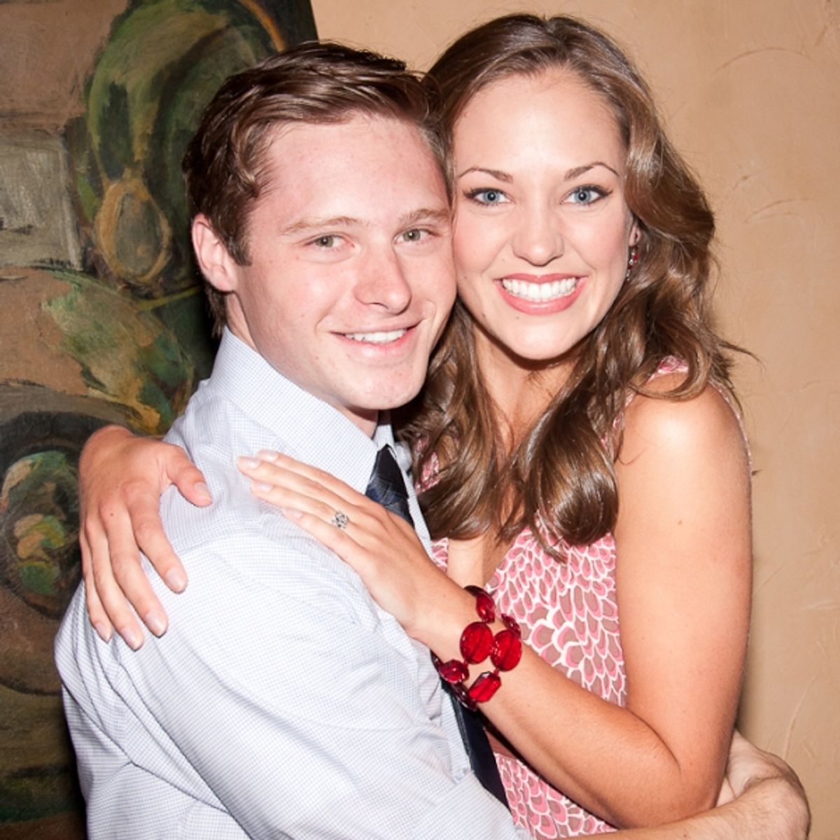 Bobby Steggert and Laura Osnes at 