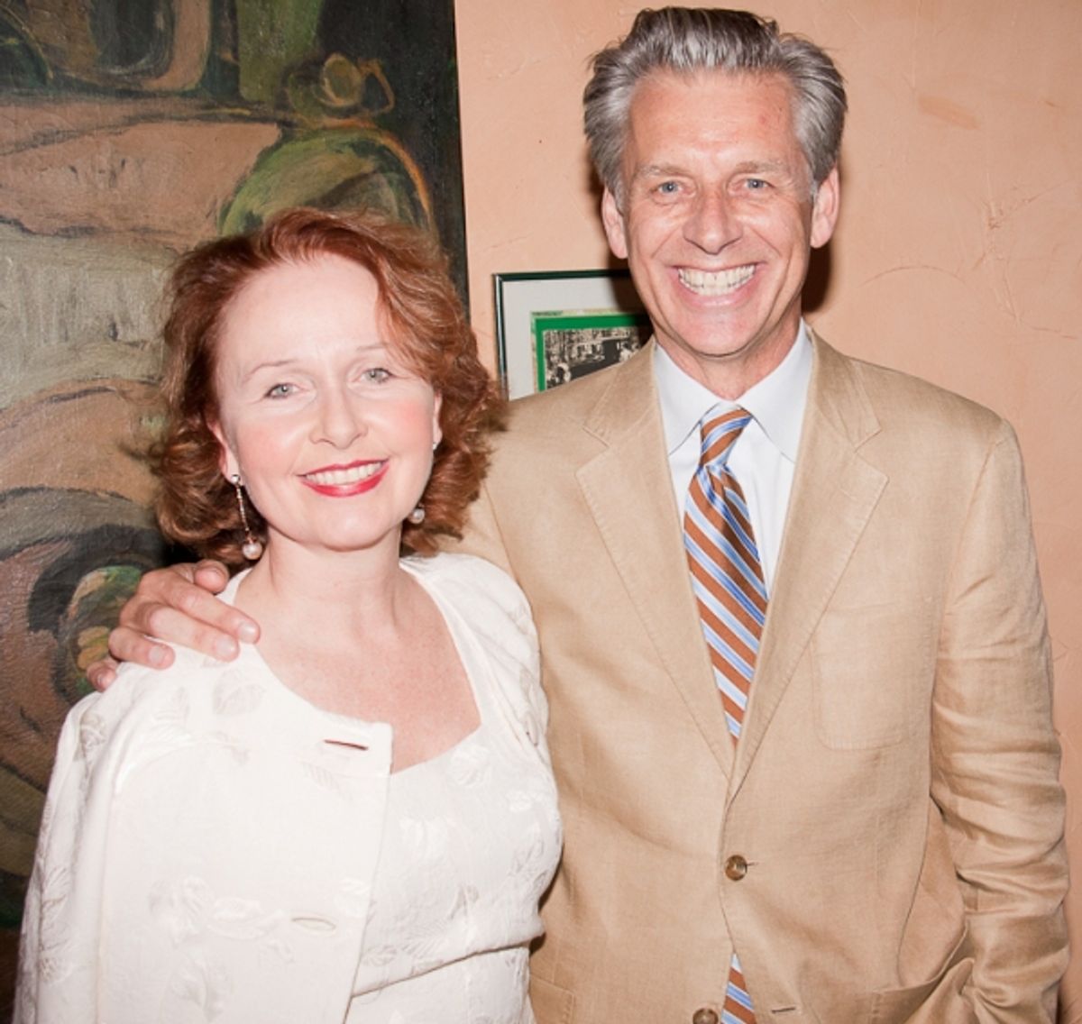 Kate Burton and Michael Richie at 