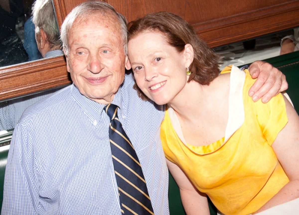 A.R. Gurney and Sigourney Weaver at 