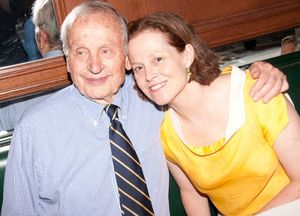 A.R. Gurney and Sigourney Weaver Photo
