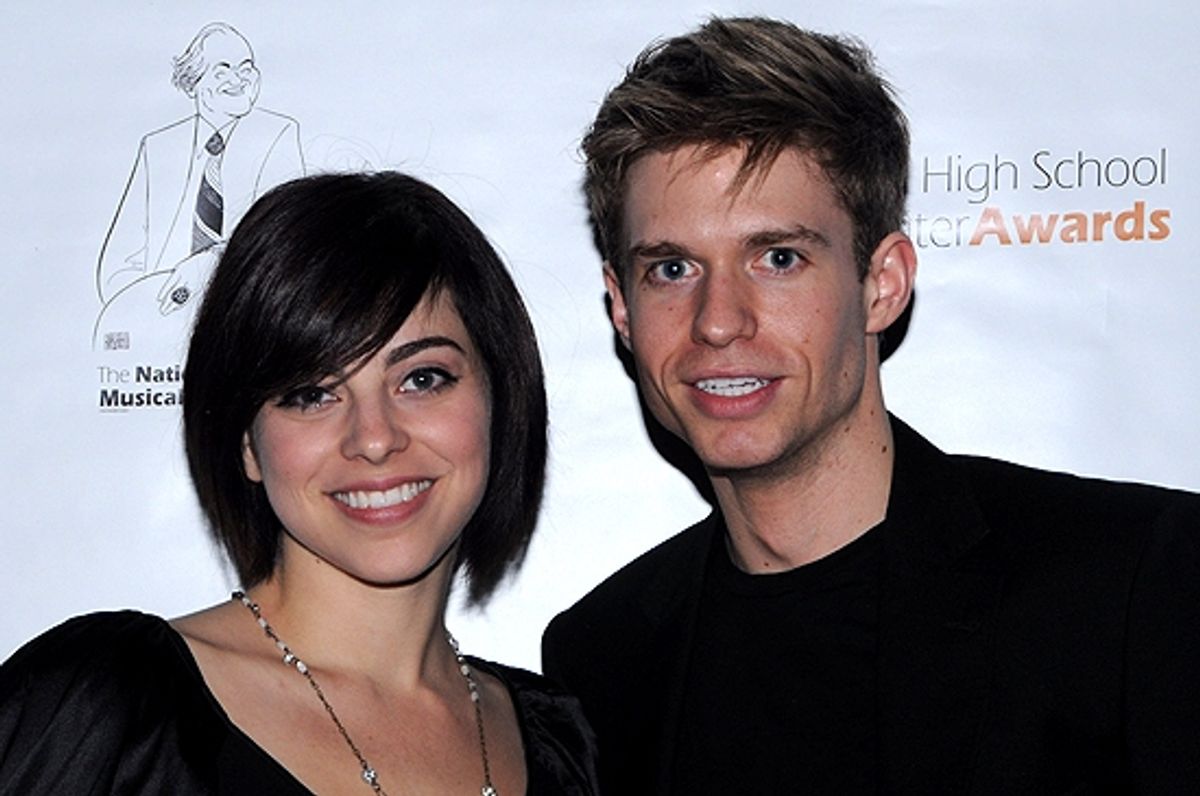 Krysta Rodriguez & Hunter Ryan Herdlicka at 