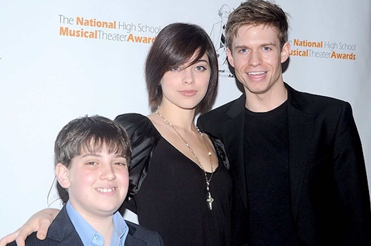 Adam Riegler, Krysta Rodriguez & Hunter Ryan Herdlicka at 