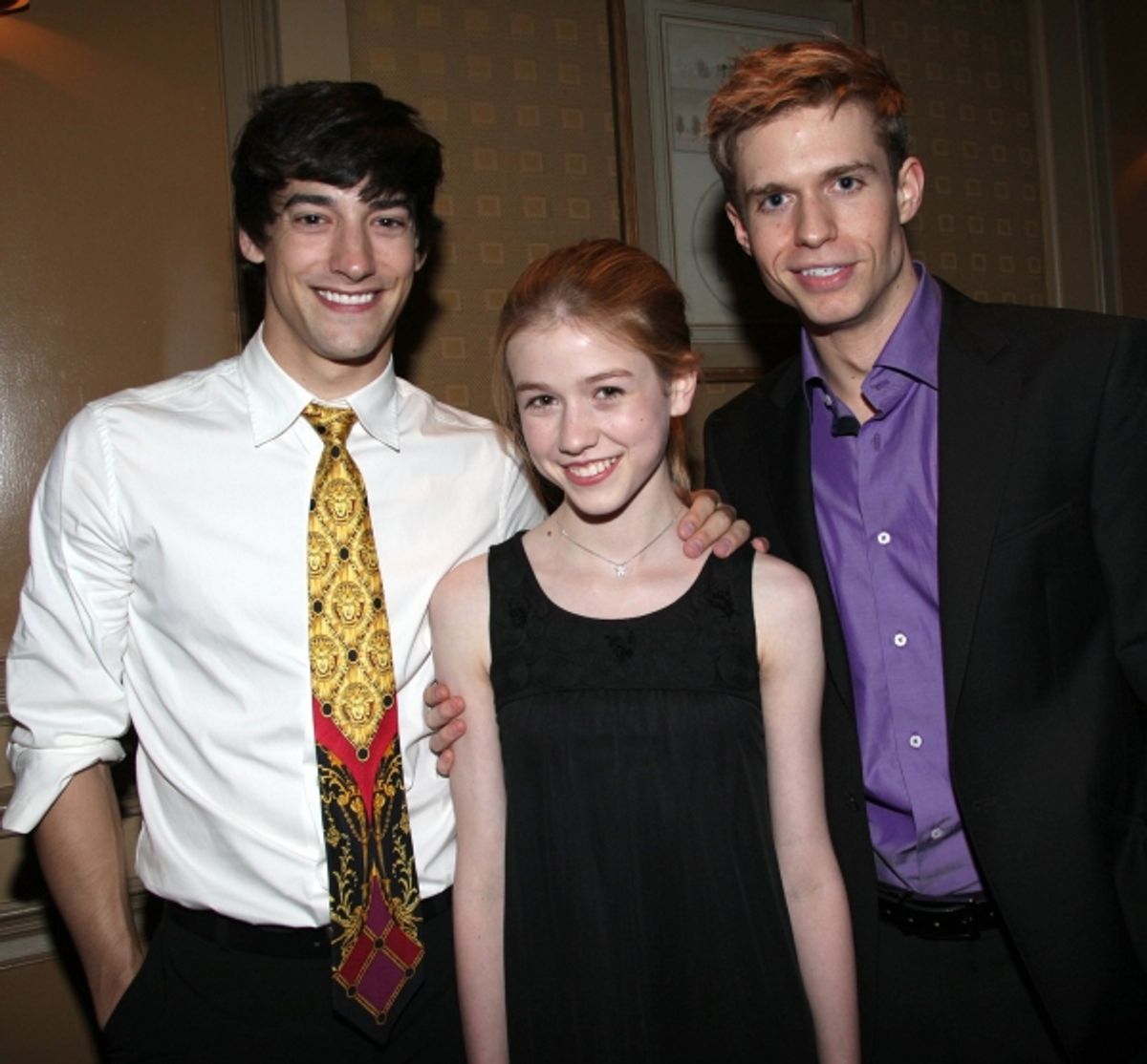 Jason Berrent, NIGHT MUSIC's Katherine MacNamara and Hunter Ryan Herdlicka at 