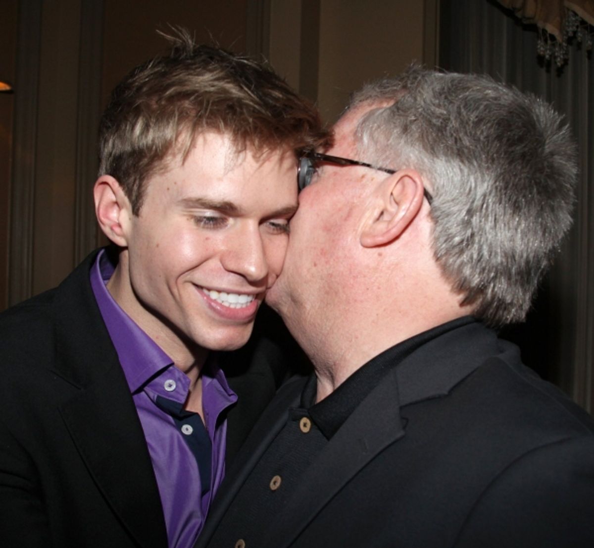 Hunter Ryan Herdlicka and Father Wayne Herdlicka at 