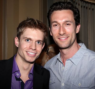 Hunter Ryan Herdlicka and Aaron Lazar Photo