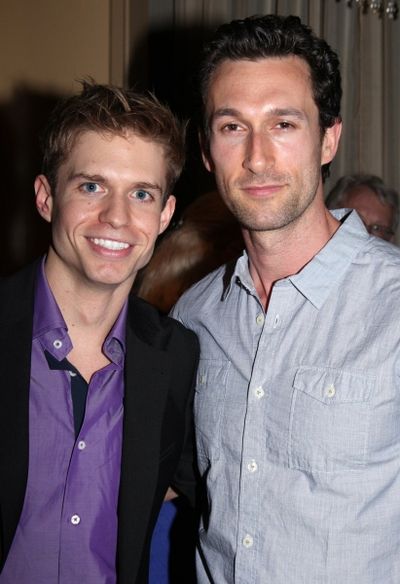 Hunter Ryan Herdlicka and Aaron Lazar Photo