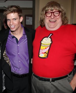 Hunter Ryan Herdlicka and Bruce Vilanch @ BroadwayWorld Hunter Ryan Herdlicka and Bruce Vilanch Photo