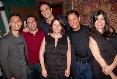 B.D. Wong, Mario Cantone, Cheyenne Jackson, Rachel Dratch, Eugene Pack and Dayle Reyf Photo
