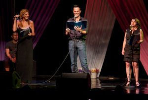 Kristen Johnston, Cheyenne Jackson and Rachel Dratch @ BroadwayWorld Kristen Johnston, Cheyenne Jackson and Rachel Dratch Photo